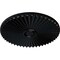 Ekena Millwork Shakuras Ceiling Medallion (For Canopies up to 5 1/2"), Hand-Painted Jet Black, 29 1/2"OD x 2"P CM30SHBLF - alternate 3